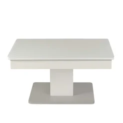 New Höhenverstellbarer Couchtisch Greeno in Weiß Tische
