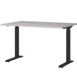 New Höhenverstellbarer Office-Tisch in Hellgrau - Clemeta Tische