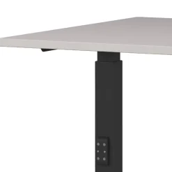 New Höhenverstellbarer Office-Tisch in Hellgrau - Clemeta Tische