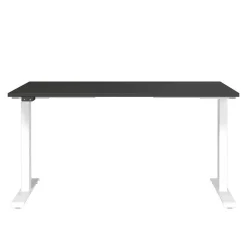 New Höhenverstellbarer Schreibtisch in Dunkelgrau - Vlatin Tische