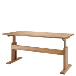 New Höhenverstellbarer Schreibtisch aus Wildeiche - Rosenna Tische