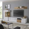 Outlet Highboard & TV Lowboard & Wandboard Set - Nenaloro (dreiteilig) Wohnwände