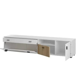 Outlet Highboard & TV Lowboard & Wandboard Set - Nenaloro (dreiteilig) Wohnwände