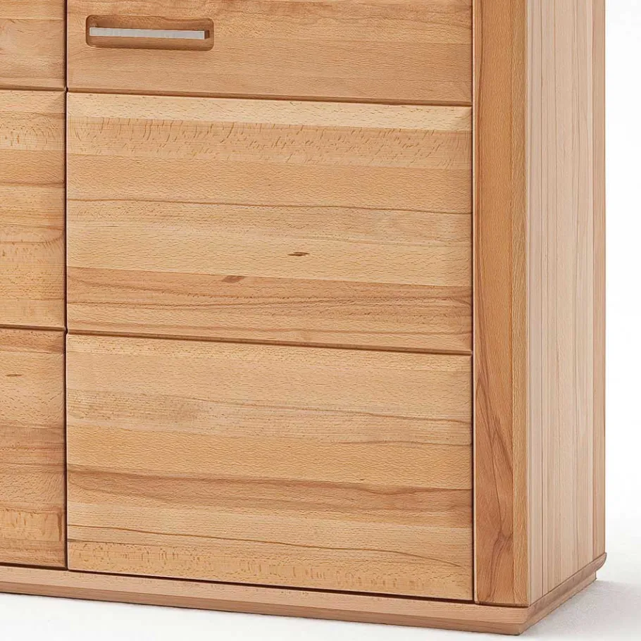 Outlet Highboard Athias aus Kernbuche Highboards|Kommoden