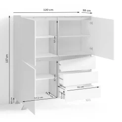Best Highboard im Skandinavischen Wohnstil - Cady Highboards