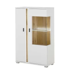 Sale Highboard mit Glas und Licht modern - Racelyn Highboards