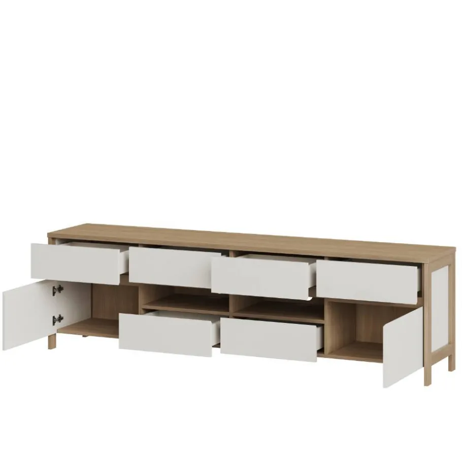 Best Highboard und TV-Board und Wandboard Set - Ovidio (dreiteilig) Wohnwände