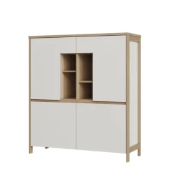 Best Highboard und TV-Board und Wandboard Set - Ovidio (dreiteilig) Wohnwände