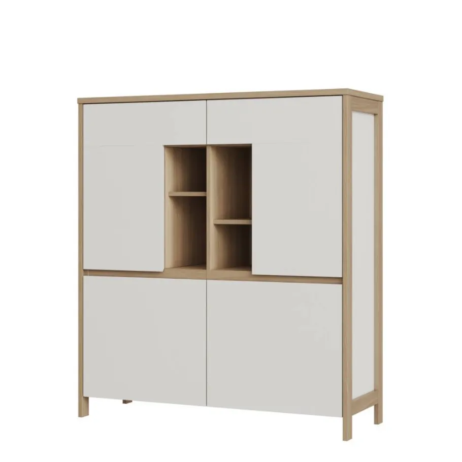 Best Highboard und TV-Board und Wandboard Set - Ovidio (dreiteilig) Wohnwände