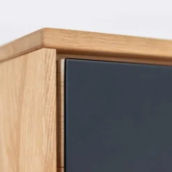 Sale Highboard Vitrine aus Eiche und Glas - Masicuri Highboards|Vitrinen