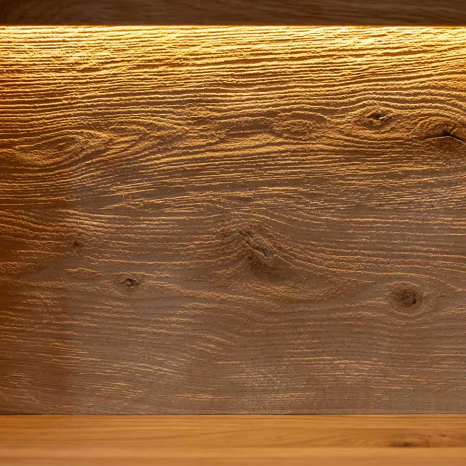 Sale Highboard Vitrine aus Eiche und Glas - Masicuri Highboards|Vitrinen