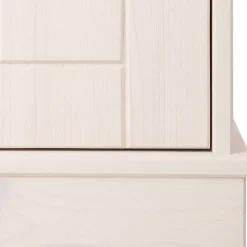 Sale Highboard Vitrine in Weiß und Kiefer Honig - Zentra Highboards|Vitrinen