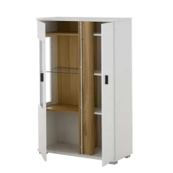 Best Highboard Vitrine mit LED Beleuchtung - Racelyn Highboards|Vitrinen