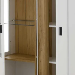 Best Highboard Vitrine mit LED Beleuchtung - Racelyn Highboards|Vitrinen