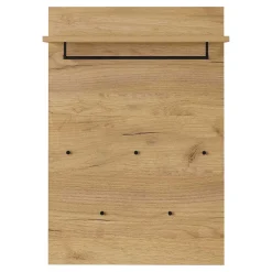 Online Hängegarderobe Paneel in Dekor Wildeiche - Esdrusca Garderoben