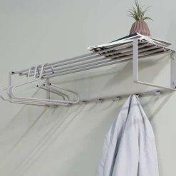 Clearance HĂ€ngende Stahlgarderobe in Taupe - Satroni Garderoben