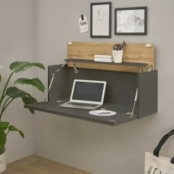 Outlet Hängende TV Anbauwand Möbel - Ahilav (dreiteilig) Wohnwände