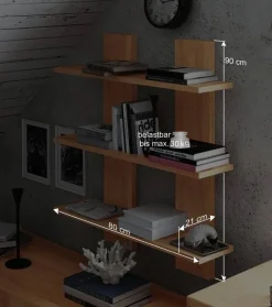 Best Hängeregal Mosniak aus Kernbuche Massivholz Regale