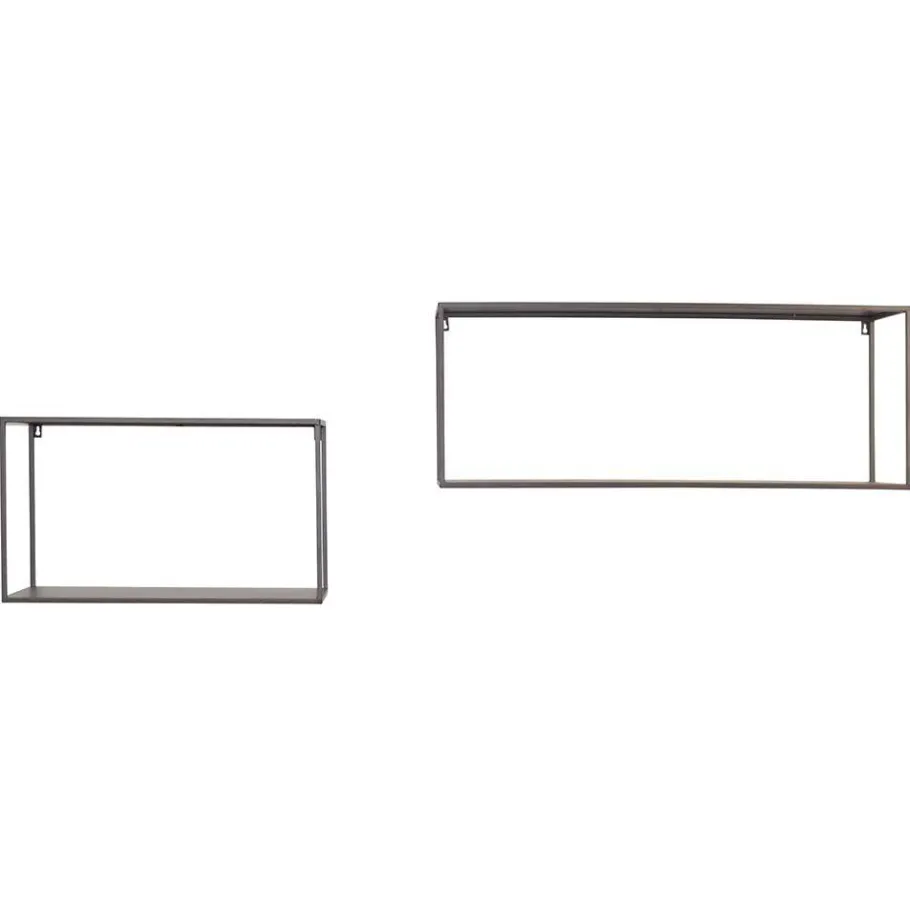 Best Hängeregal Set in Grau - Accaro (zweiteilig) Regale