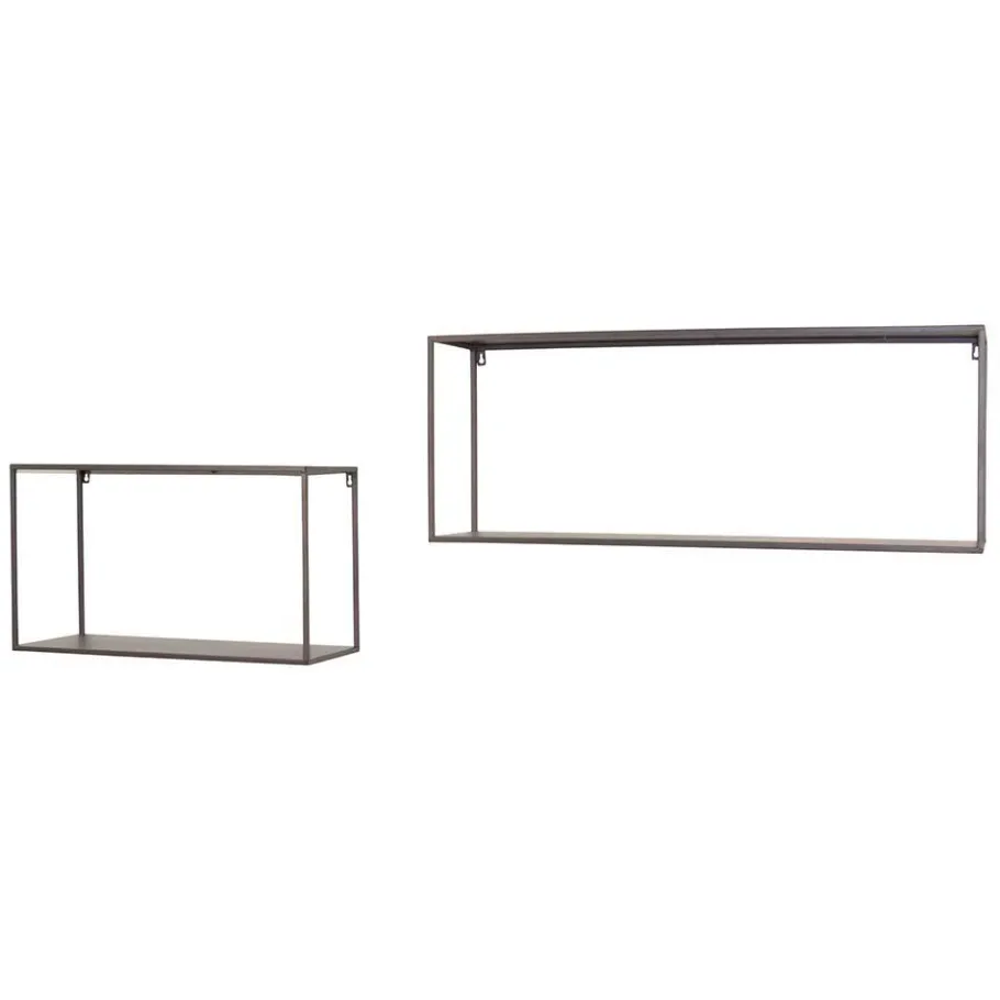 Best Hängeregal Set in Grau - Accaro (zweiteilig) Regale