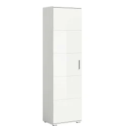 Best Hochglanz Flurschrank in Weiß - Rugova Schränke