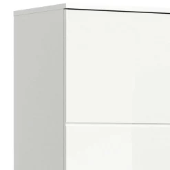 Best Hochglanz Flurschrank in Weiß - Rugova Schränke