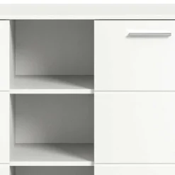 Sale Hochglanz Kommode in Weiß mit drei Türen - Rugova Sideboards