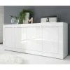 Sale Hochglanz Sideboard in Weiß 4-türig - Sogno Sideboards