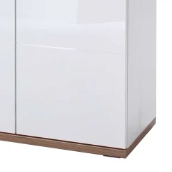 Best Hochglanz Vitrine in Weiß - Icadro Schränke