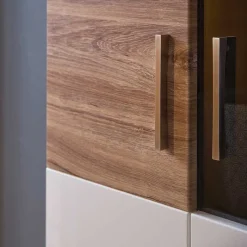 Best Hochglanz Vitrine in Weiß - Icadro Schränke