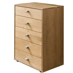 Best Hochkommode aus Eiche Massivholz - Emdsiva II Kommoden