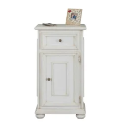 Best Hochkommode in Antikweiß - Vicina Kommoden