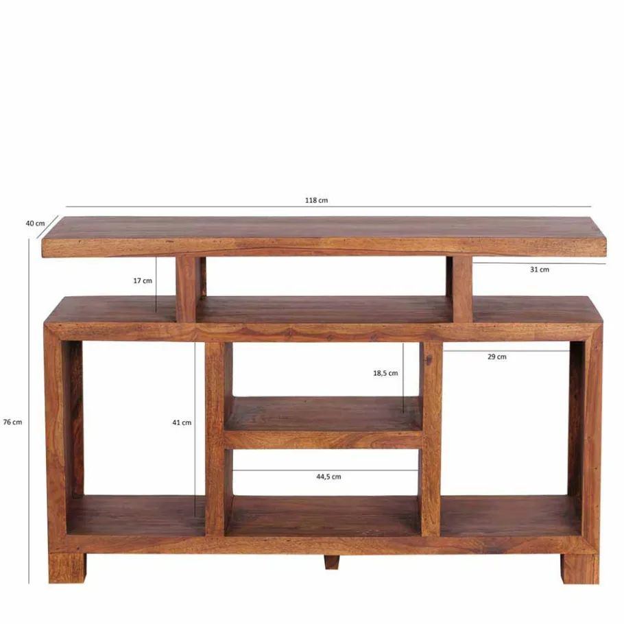 Sale Holz Design Sideboard Hoslo als offenes Regal Sideboards