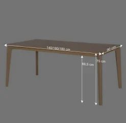 Hot Holz Esstisch Zentra aus Eiche massiv Tische