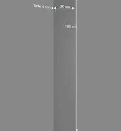 Clearance Holz Garderoben Set aus Eiche - Avidora (vierteilig) Garderoben