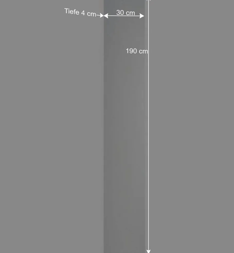 Clearance Holz Garderoben Set aus Eiche - Avidora (vierteilig) Garderoben