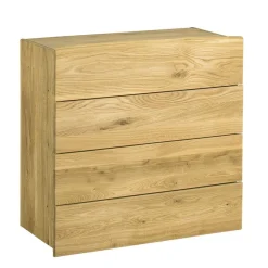 Clearance Holz Garderoben Set aus Eiche - Avidora (vierteilig) Garderoben