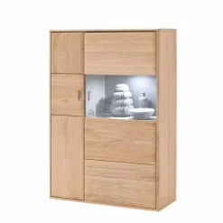 Sale Holz Wohnkombination 328 cm breit - Vernella (vierteilig) Wohnwände