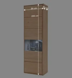 Sale Holz Wohnkombination 328 cm breit - Vernella (vierteilig) Wohnwände