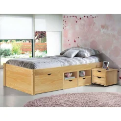 Best Holzbett Francena mit Schubladen (zweiteilig) Betten