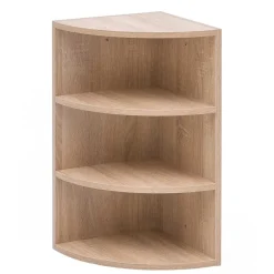 Clearance Holzdekor Hängeregal für die Ecke - Estateas Regale