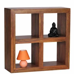 Clearance Holzregal massiv Hoslo quadratisches Design Regale