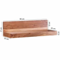Clearance Holz-Wandboard Vislan in L-Form Regale