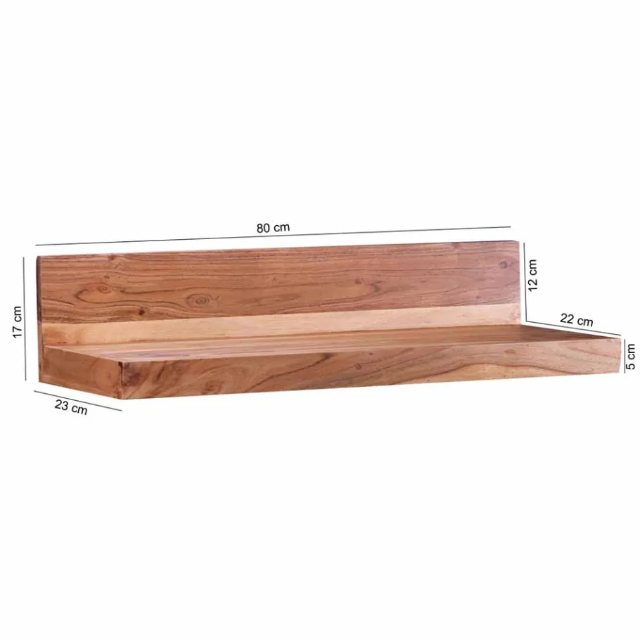 Clearance Holz-Wandboard Vislan in L-Form Regale