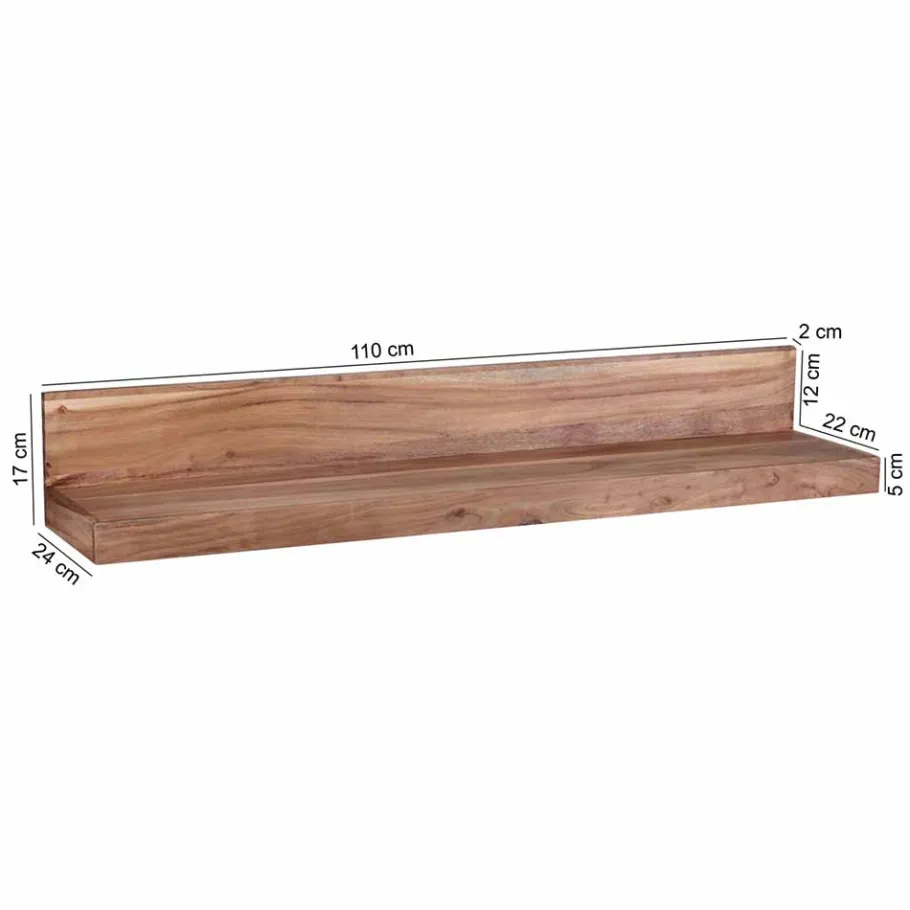 Clearance Holz-Wandboard Vislan in L-Form Regale