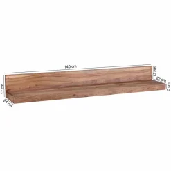 Clearance Holz-Wandboard Vislan in L-Form Regale