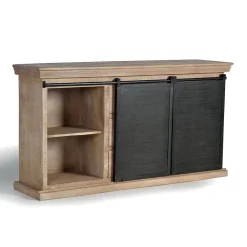 Best Industrial Chic Anrichte mit Schiebetüren - Jantonia Sideboards