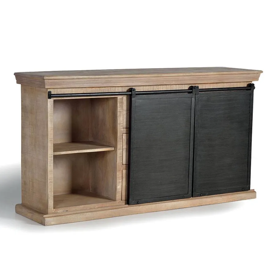 Best Industrial Chic Anrichte mit Schiebetüren - Jantonia Sideboards