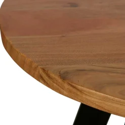 Outlet Industrial Couchtisch mit runder Platte - Fresh Tische