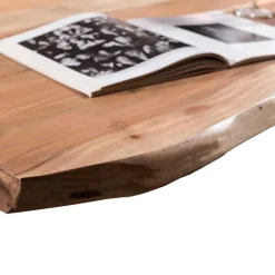 New Industrial Esstisch mit Baumkante Akazie - Hovalta Tische